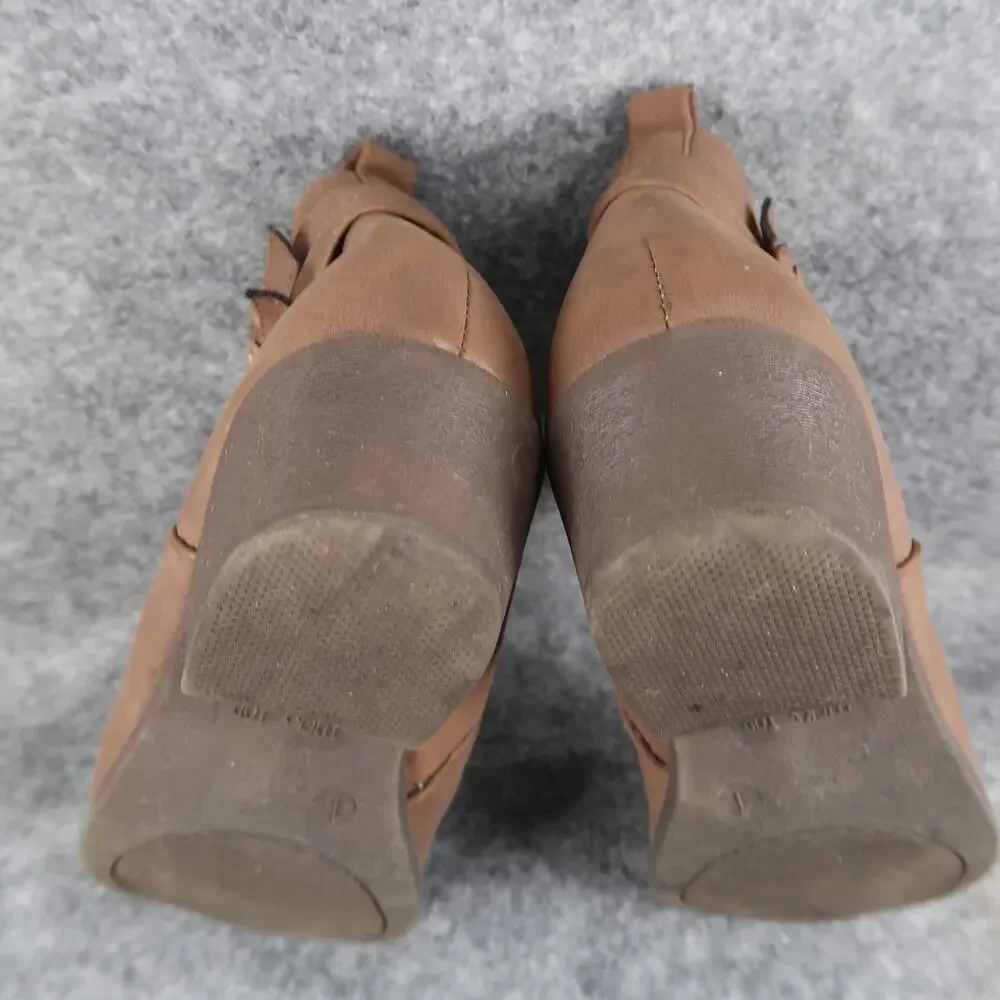 Lucky Top Shoes Kids Girls 1 Boots Ankle Booties Fashion Brown Western Casual